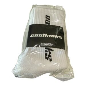 CoolKicks Cotton Crew Socks – 3 Pack White